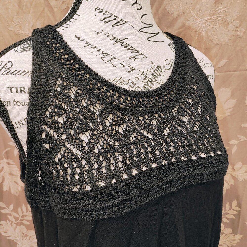 Loft Crochet Style Tank Top, Size M, Used - Picture 4 of 6